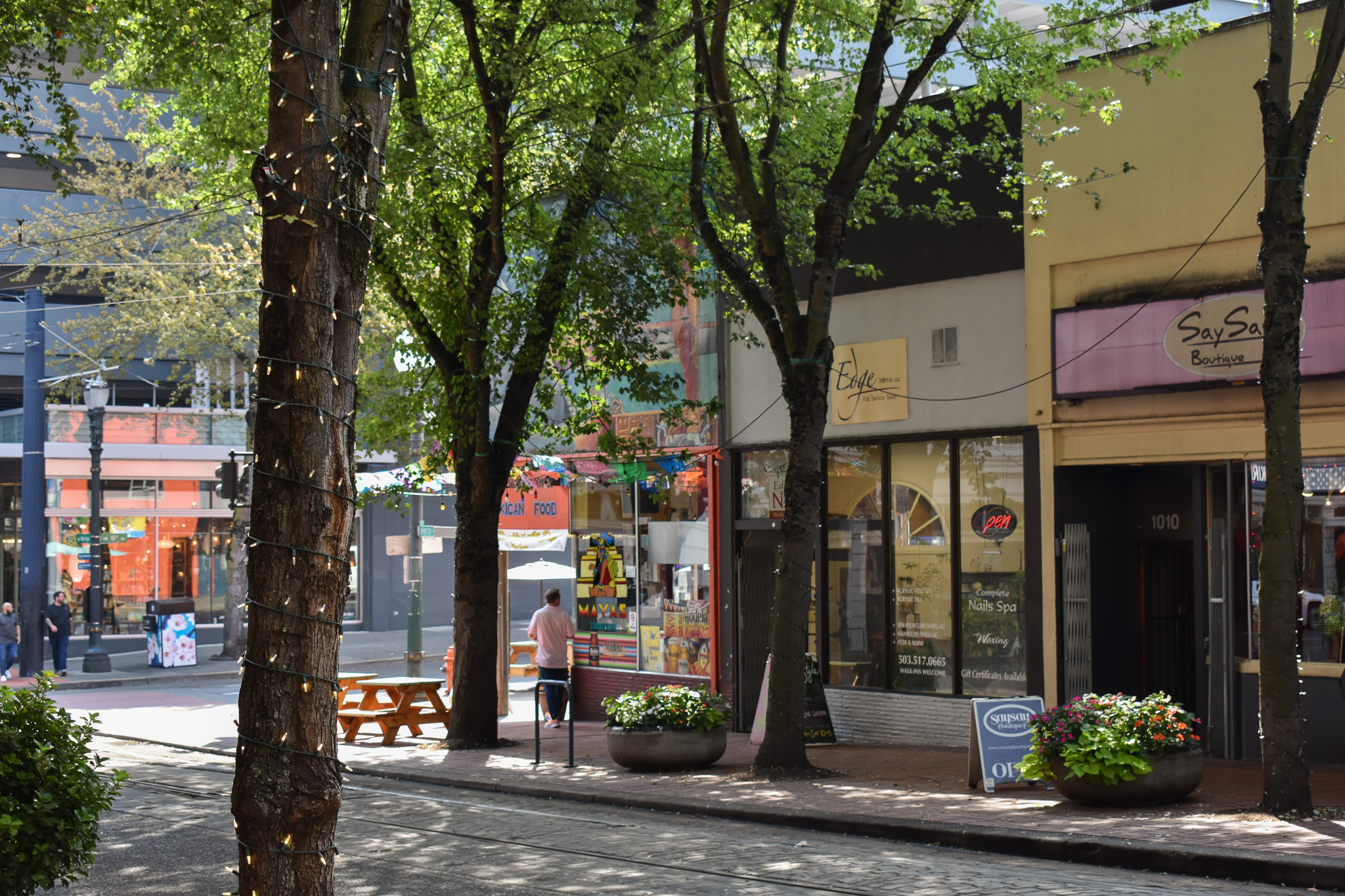 Clothes from West End Select in Downtown Portland.