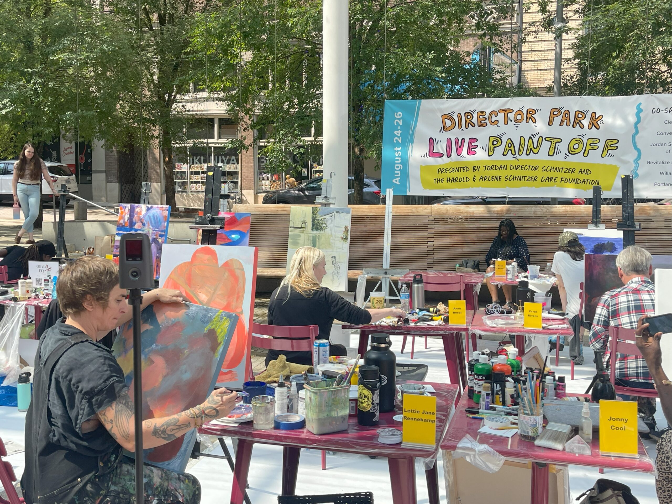 Director Park Live Paint Off