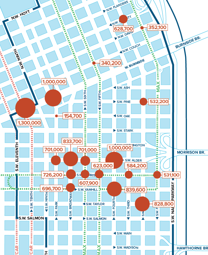 2024 August foot traffic map