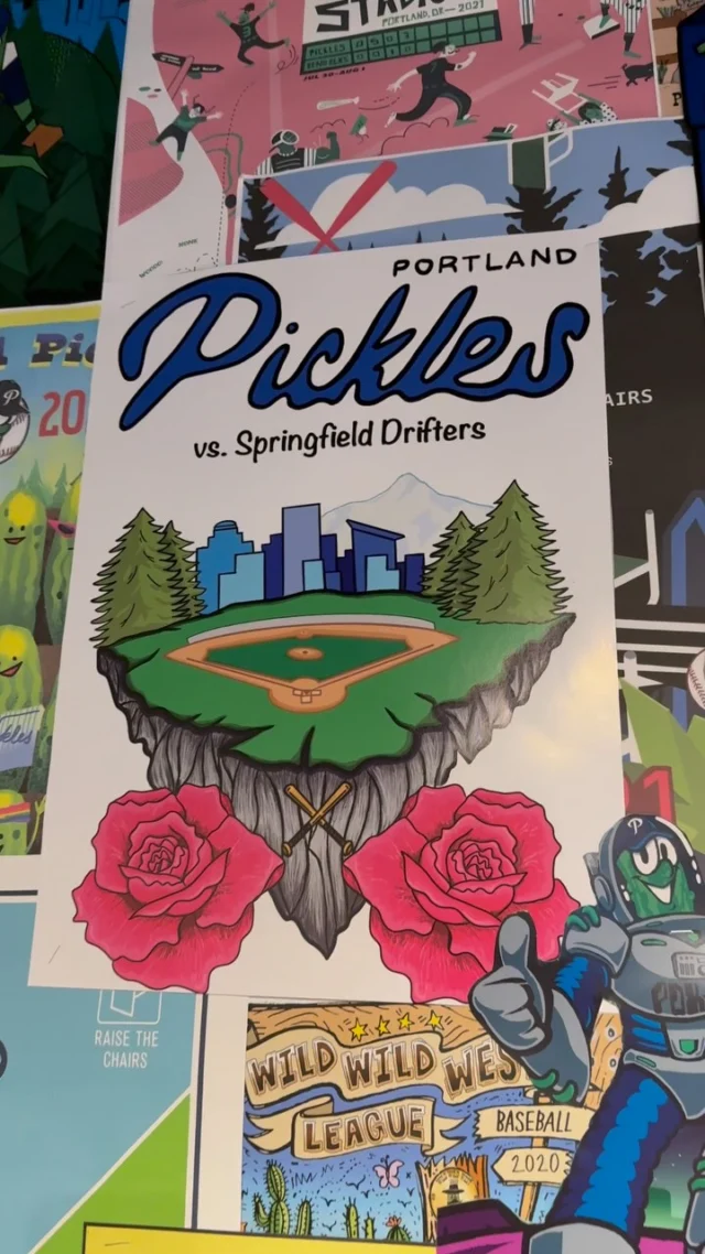Batter up! Whether you’re gearing up for baseball season or just want to score some awesome Portland merch, the downtown @picklesbaseball retail shop (aka “The Pickle Jar”) has the good stuf. Jerseys, hats, T-shirts, they have it all… Check it out at 130 SW Taylor! #DowntownPDX